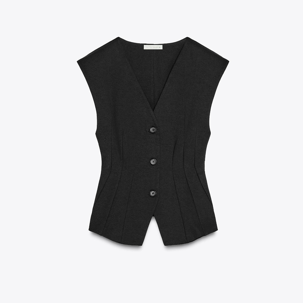 TOP CHALECO INTERLOCK ref:22266