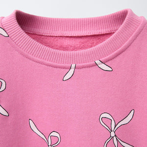 Sudadera Estampado Lazos