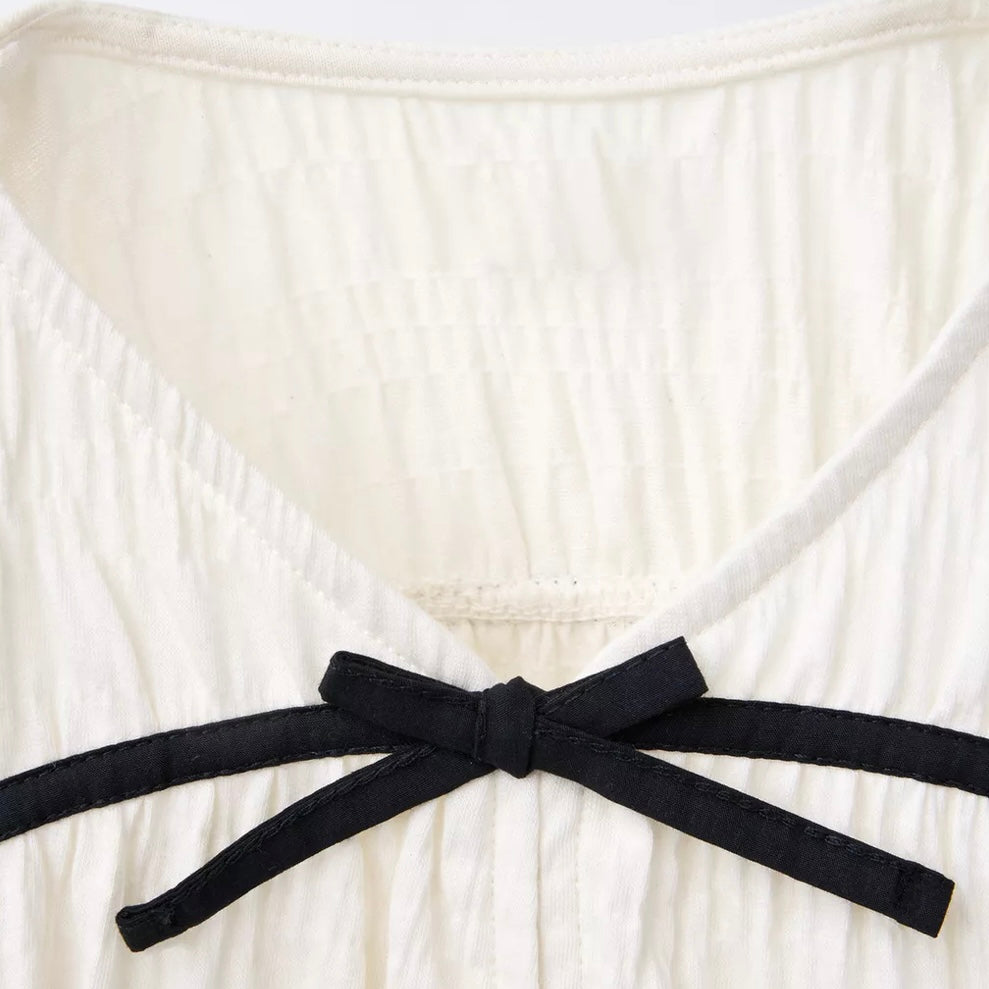 Blusa Detalles Lazos