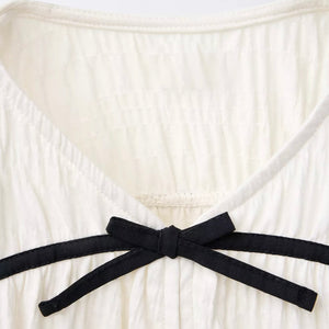 Blusa Detalles Lazos