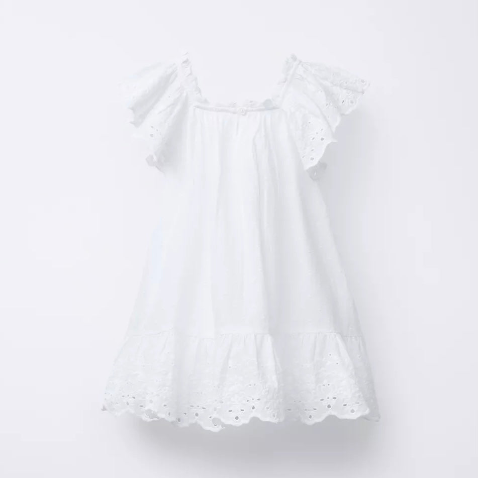 Vestido Plumeti Bordados