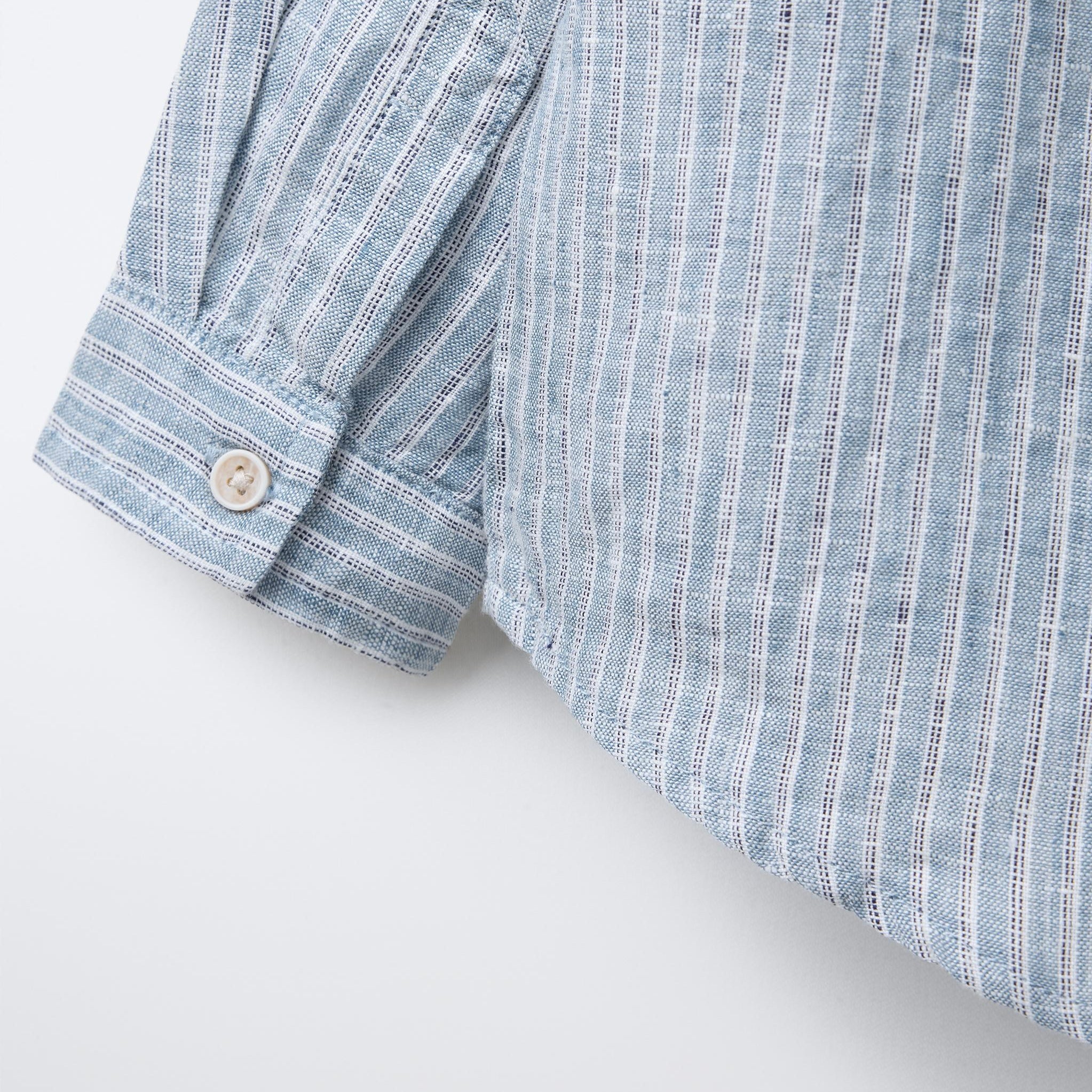 Camisa Rayas 100% Lino