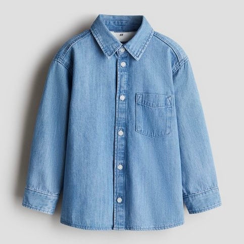 Camisa Denim Bolsillo