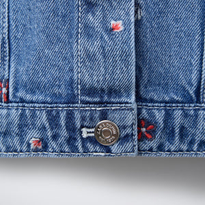 Cazadora Denim Bordados