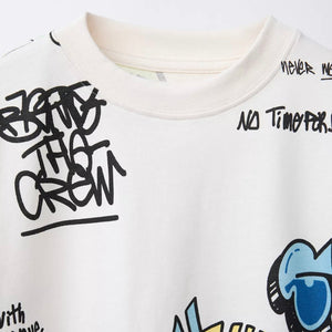 Camiseta Estampado Graffiti