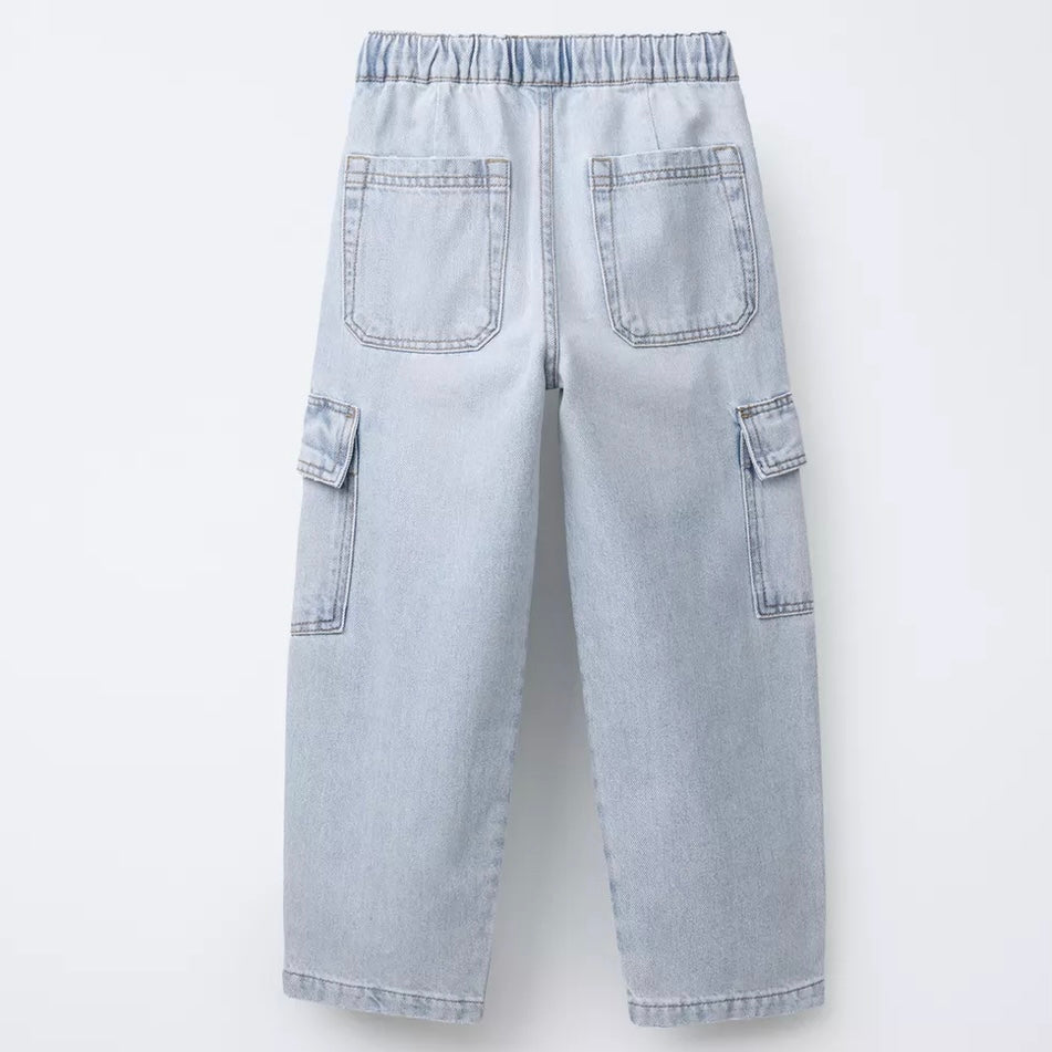 Jeans Cargo Fluido