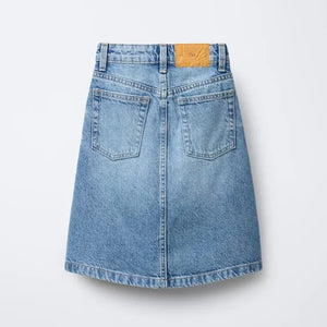 Falda Midi Denim