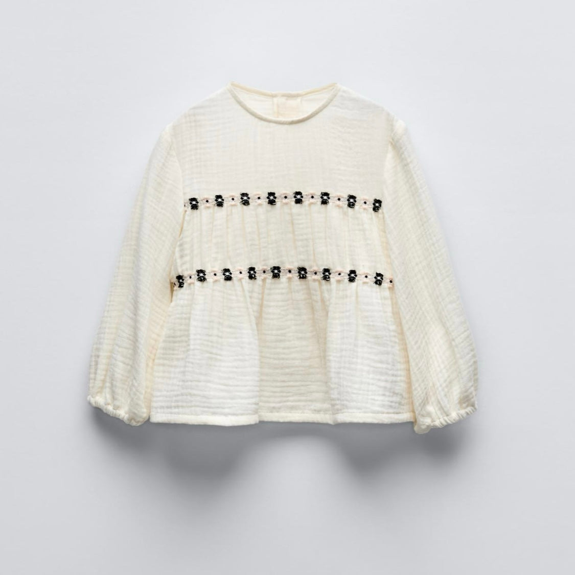 Camisa Fluido Bordado