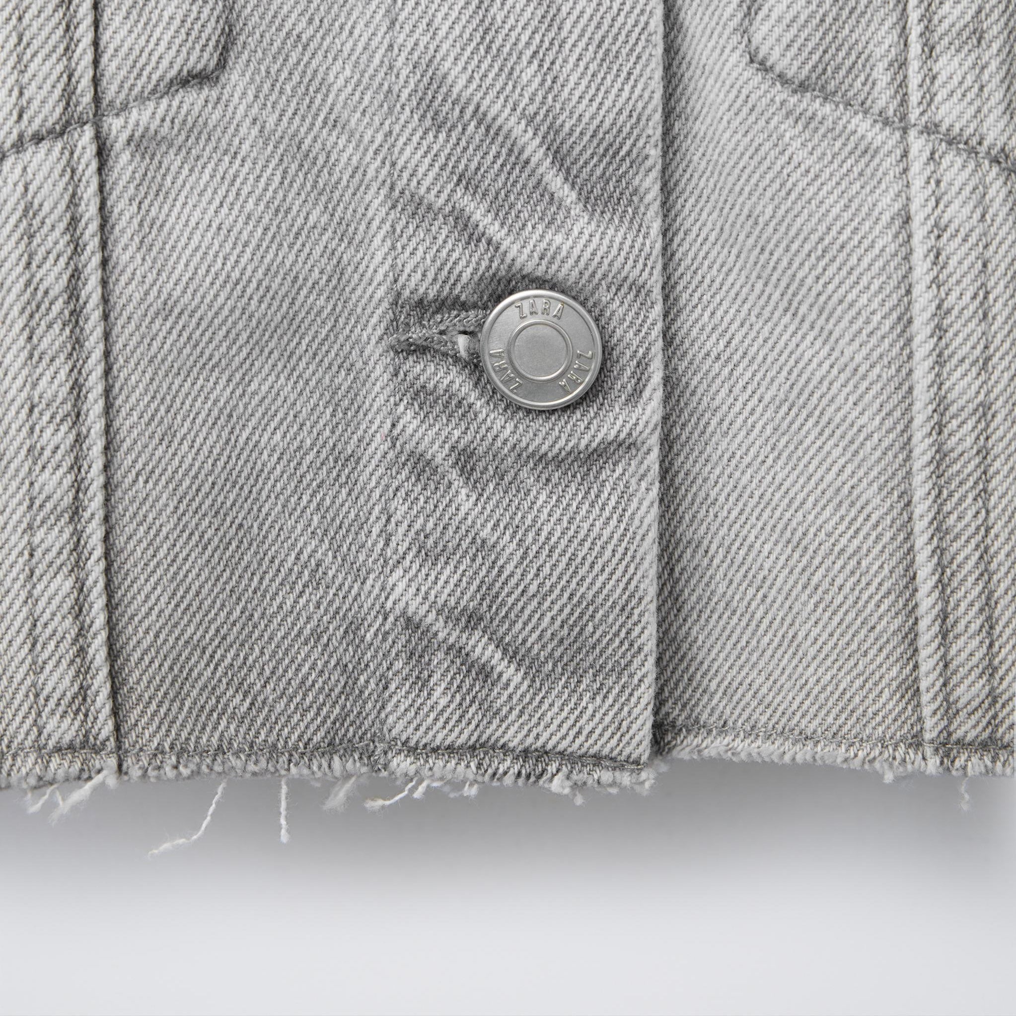 Cazadora Denim Cropped