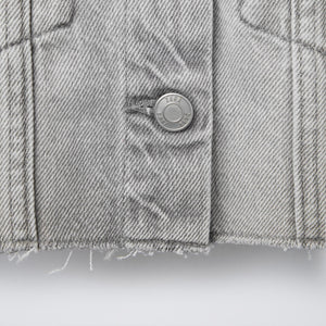 Cazadora Denim Cropped