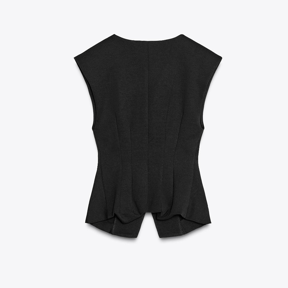 TOP CHALECO INTERLOCK ref:22266