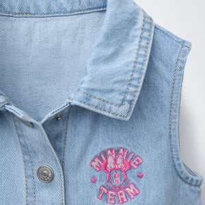 Vestido Denim Minnie Mouse