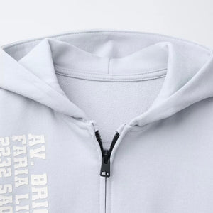 Sudadera Cremallera Texto