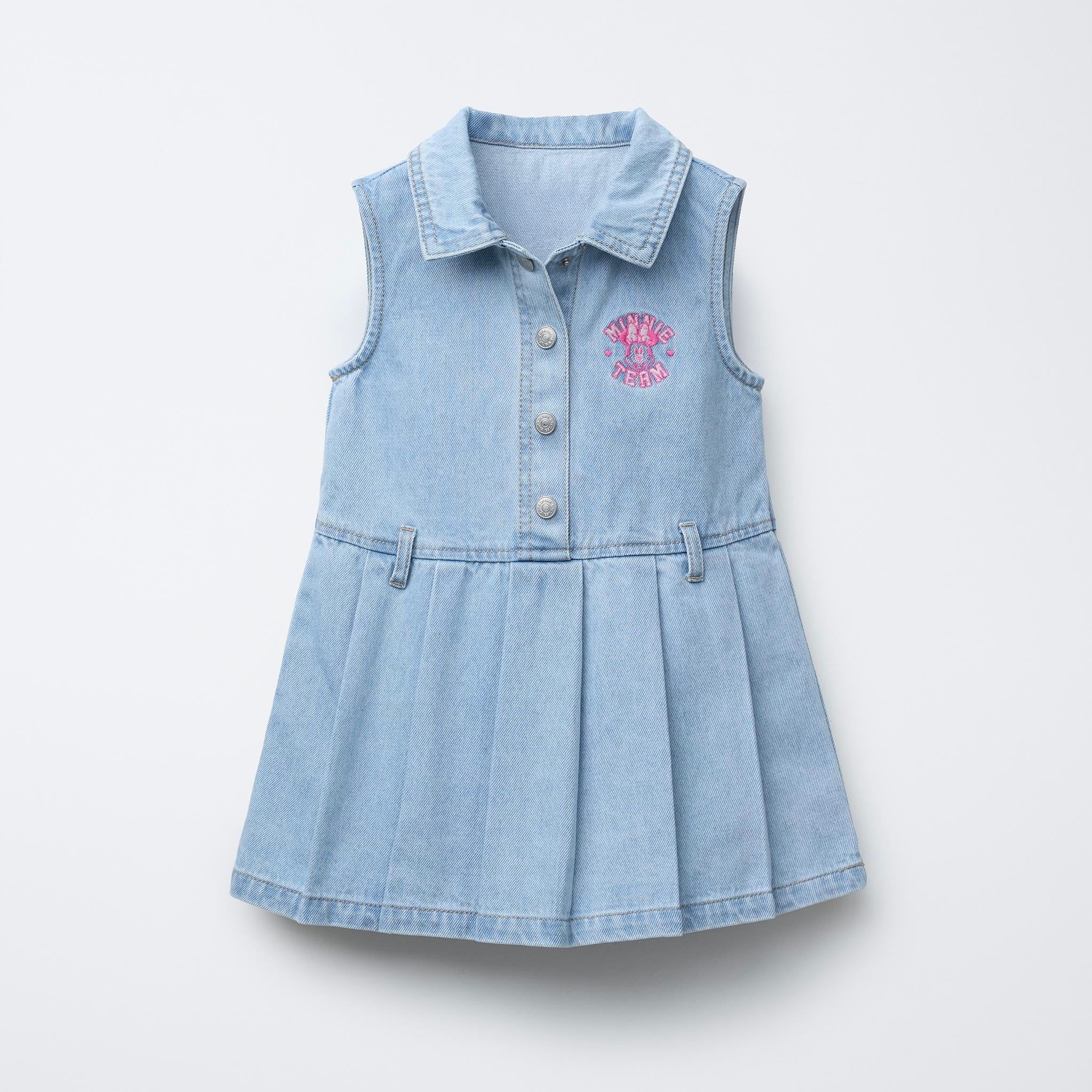 Vestido Denim Minnie Mouse