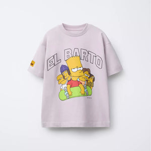 Camiseta Estampado Los Simpsons