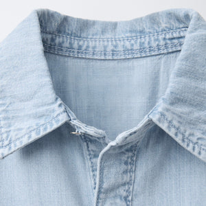 Mono Corto Denim Cut Out
