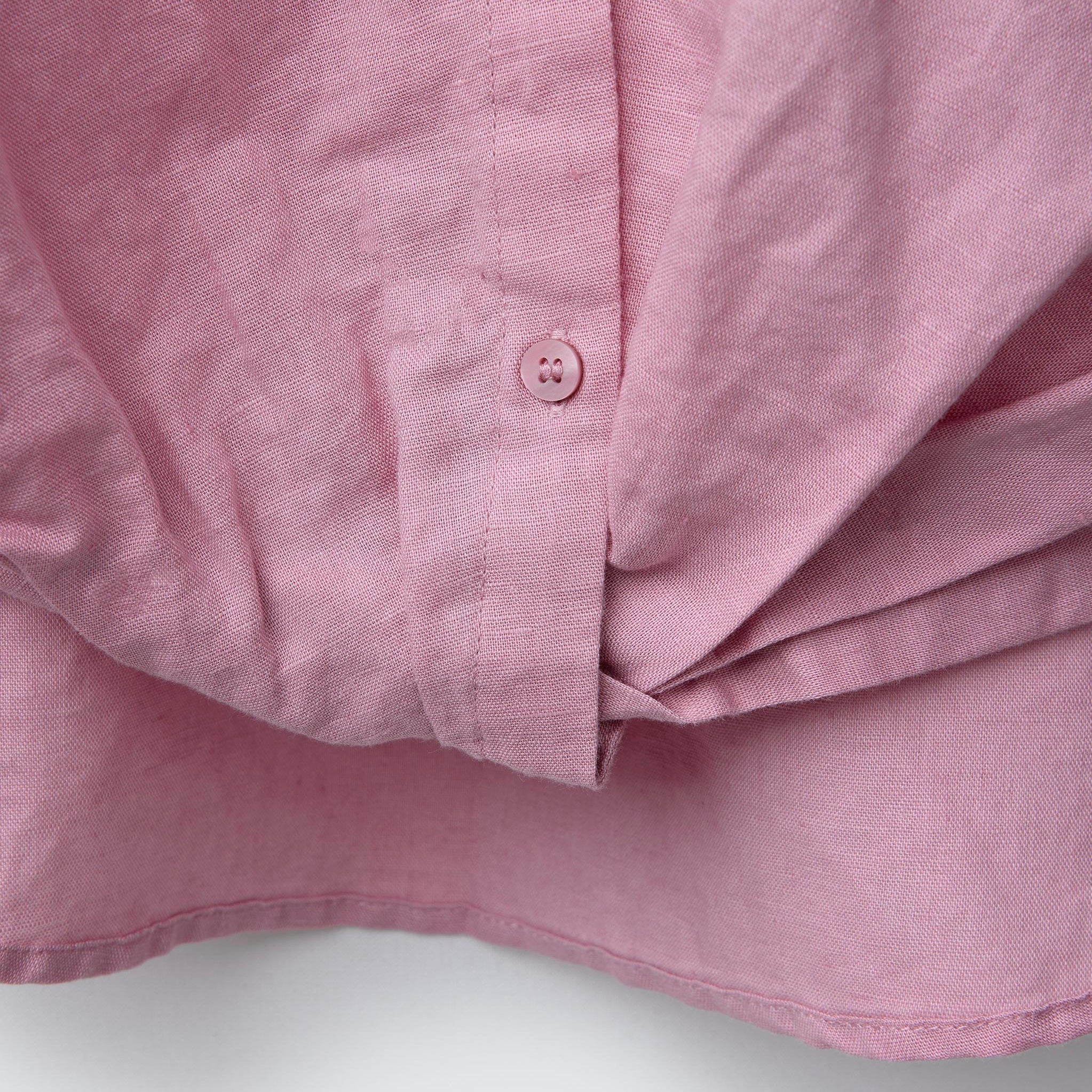 Camisa Fruncido con Lino(+colores)
