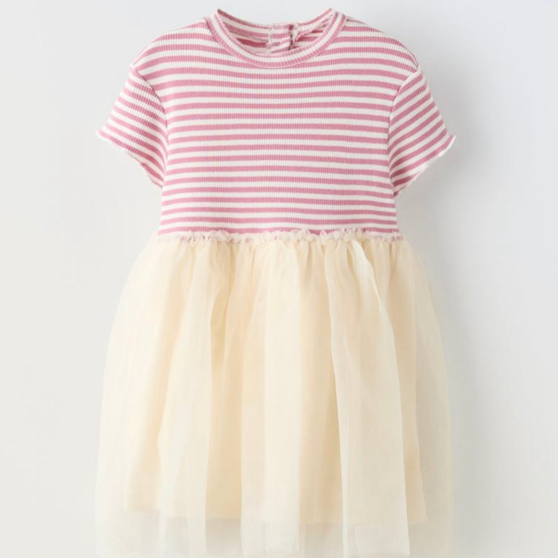 Vestido Combinado Tul