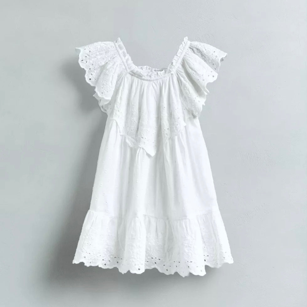 Vestido Plumeti Bordados