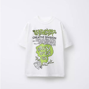Camiseta Estampado Relieve