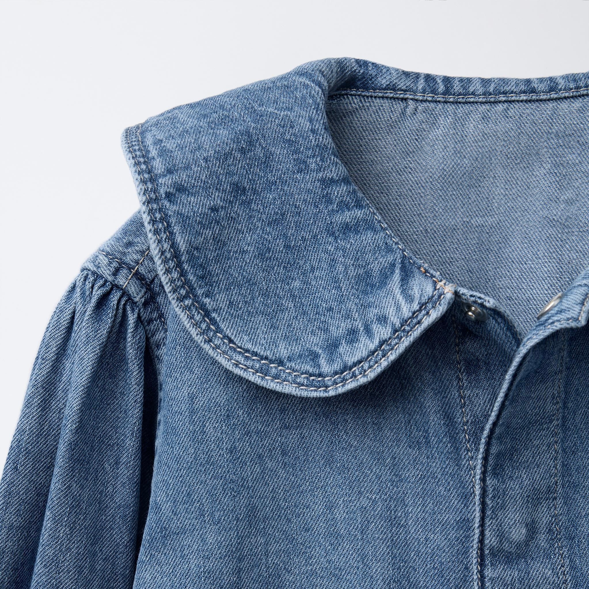 Camisa Denim Cuello Bobo
