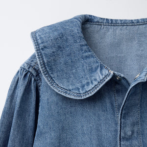 Camisa Denim Cuello Bobo