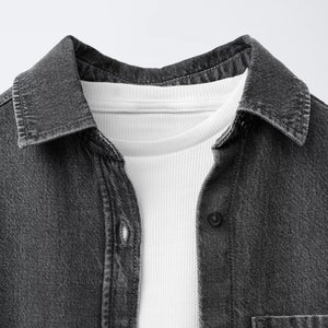 Conjunto Camisa y Camiseta Denim