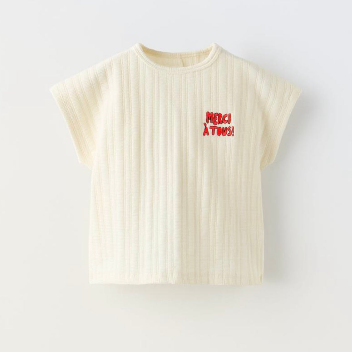 Camiseta Textura Bordado