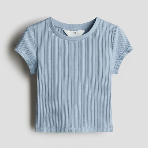 Camiseta Rib Lisa