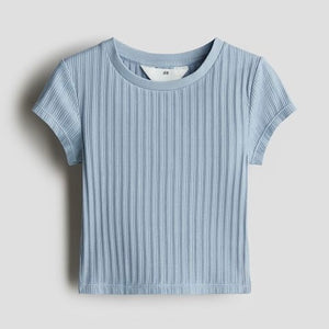Camiseta Rib Lisa