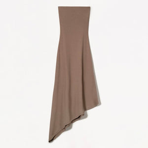 VESTIDO MIDI BANDEAU ASIMÉTRICO ref:19235