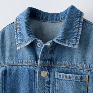Vestido Denim Bolsillos