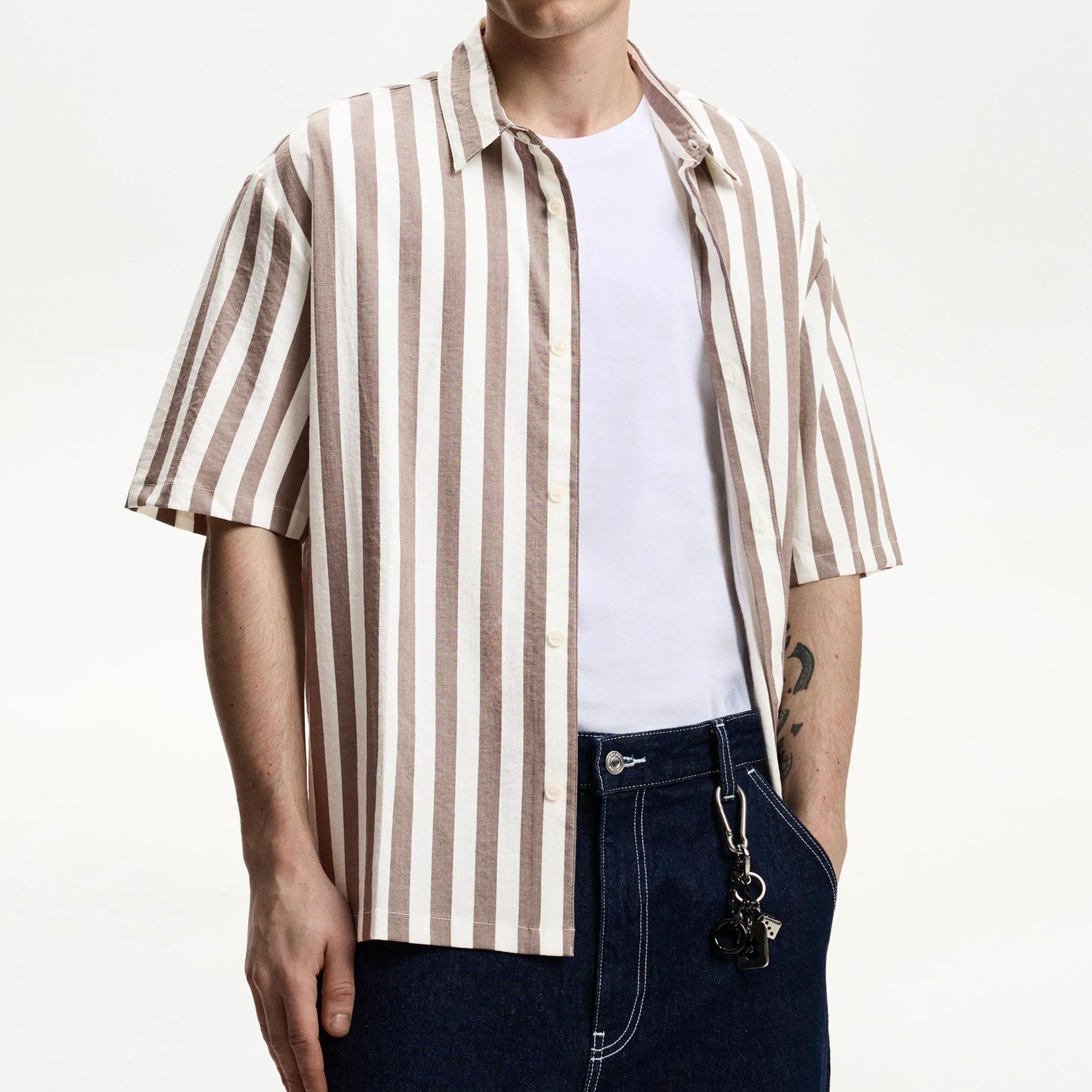 CAMISA M.C RAYAS ref:25145