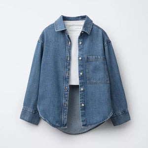 Conjunto Camisa y Camiseta Denim