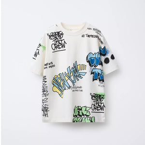 Camiseta Estampado Graffiti