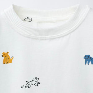 Camiseta Estampado Perritos