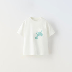 Camiseta Estampado Delfin