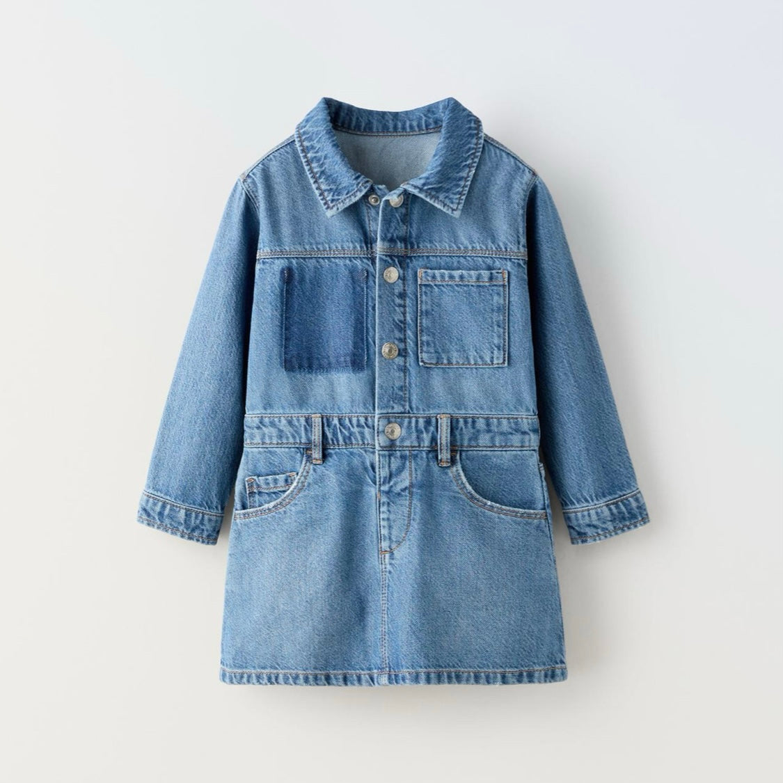 Vestido Denim Bolsillos