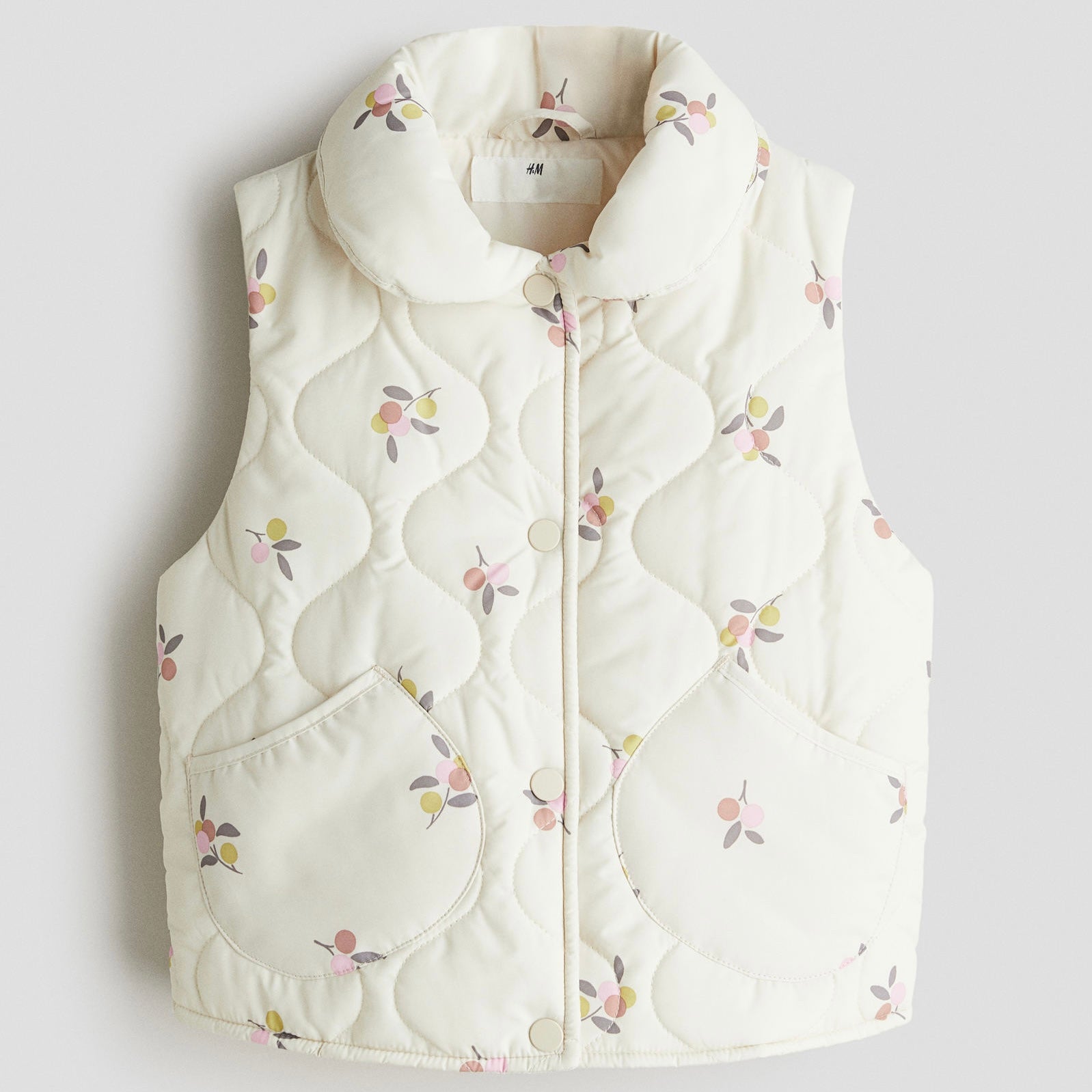 Chaleco Acolchado Flores