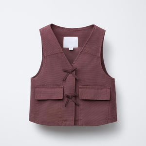Chaleco Canvas Lazos