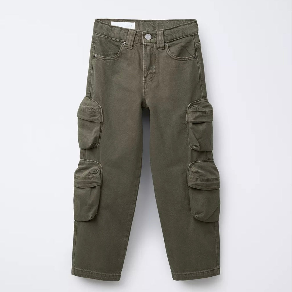 Pantalon Wide Leg Multicargo