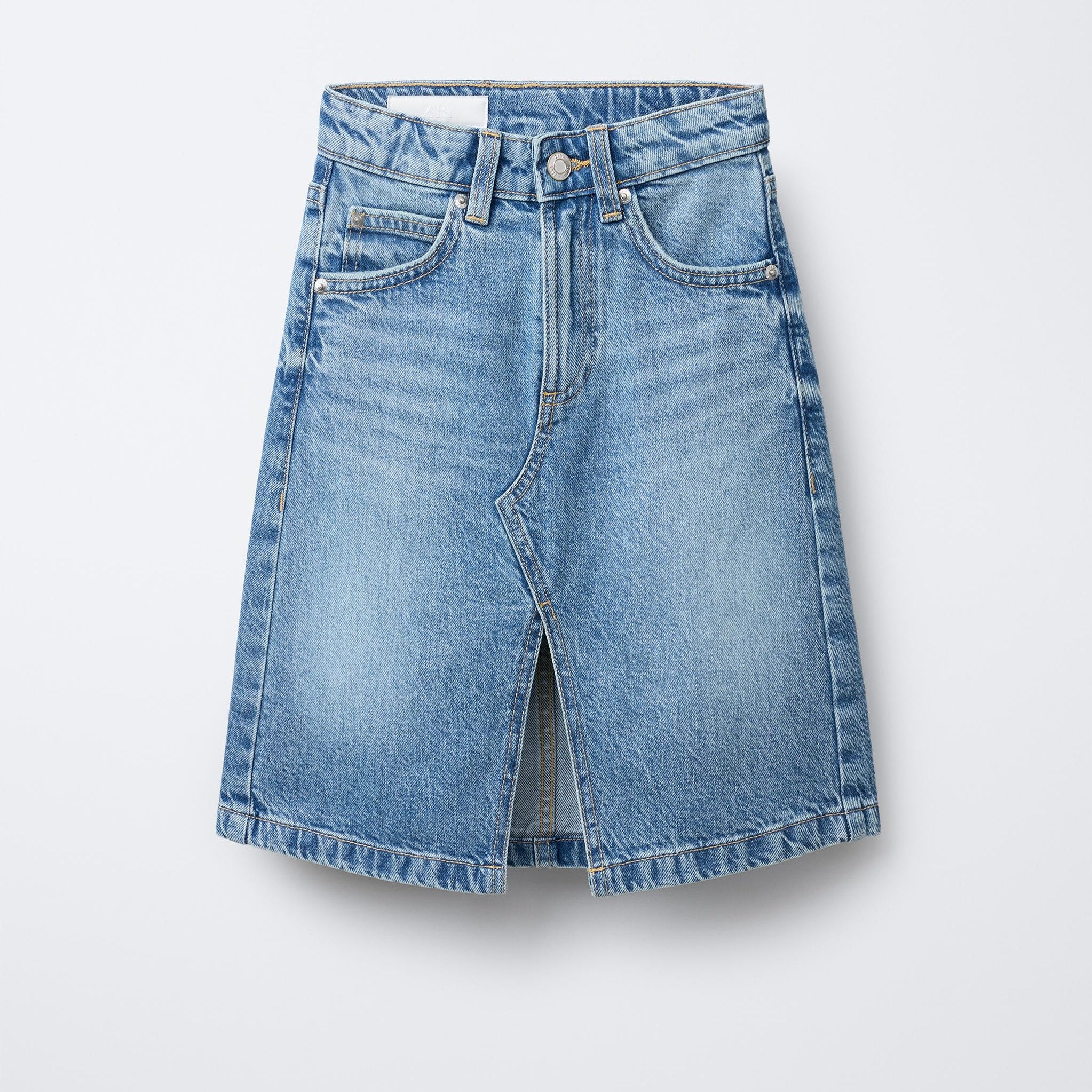 Falda Midi Denim