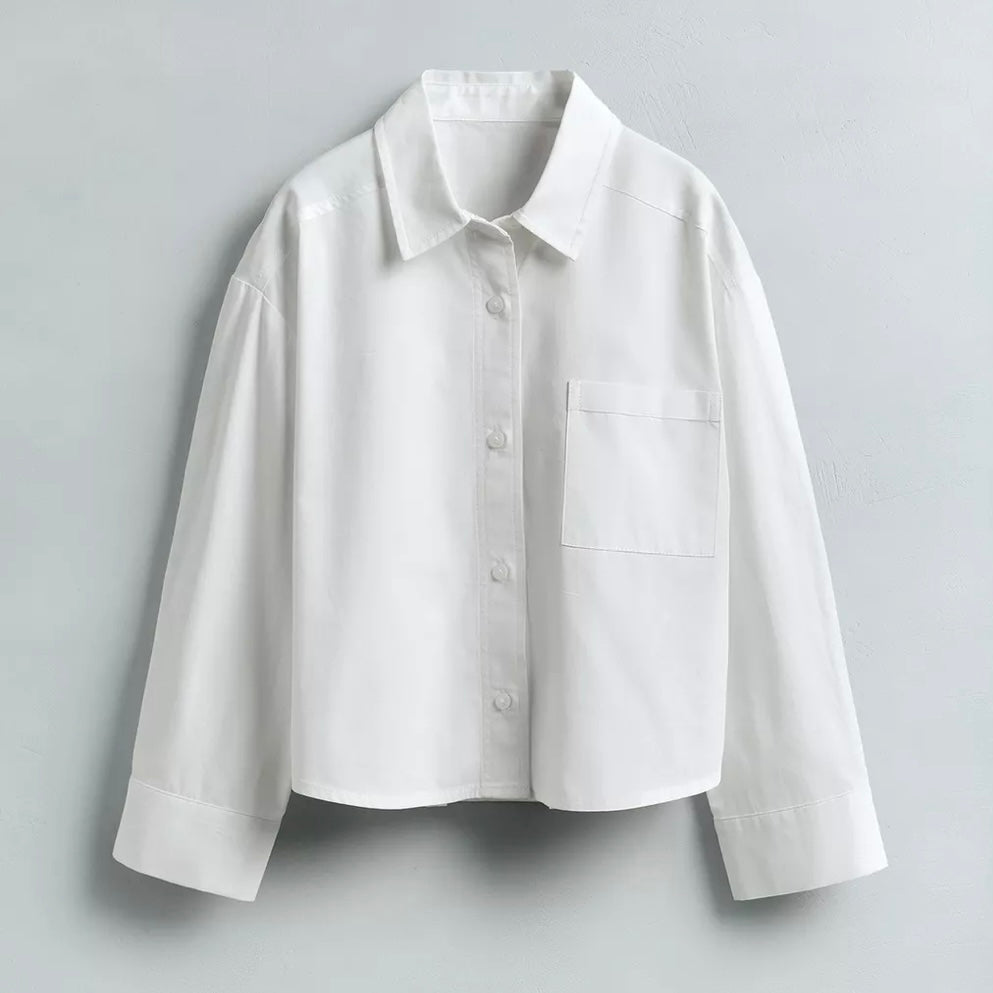 Camisa Popelin Bolsillo