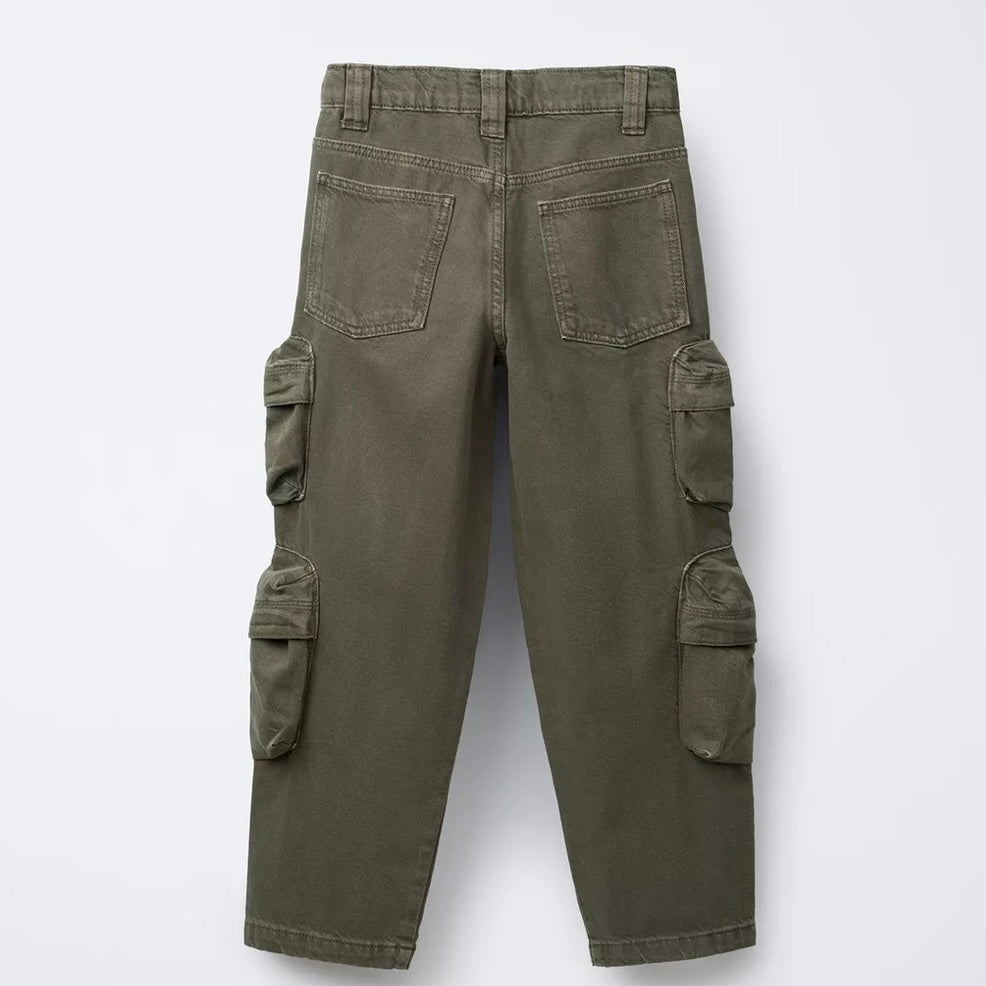 Pantalon Wide Leg Multicargo
