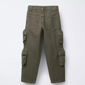 Pantalon Wide Leg Multicargo