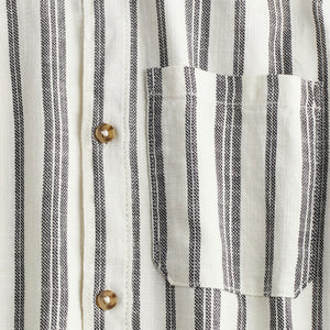 Camisa Manga Corta Textura Rayas