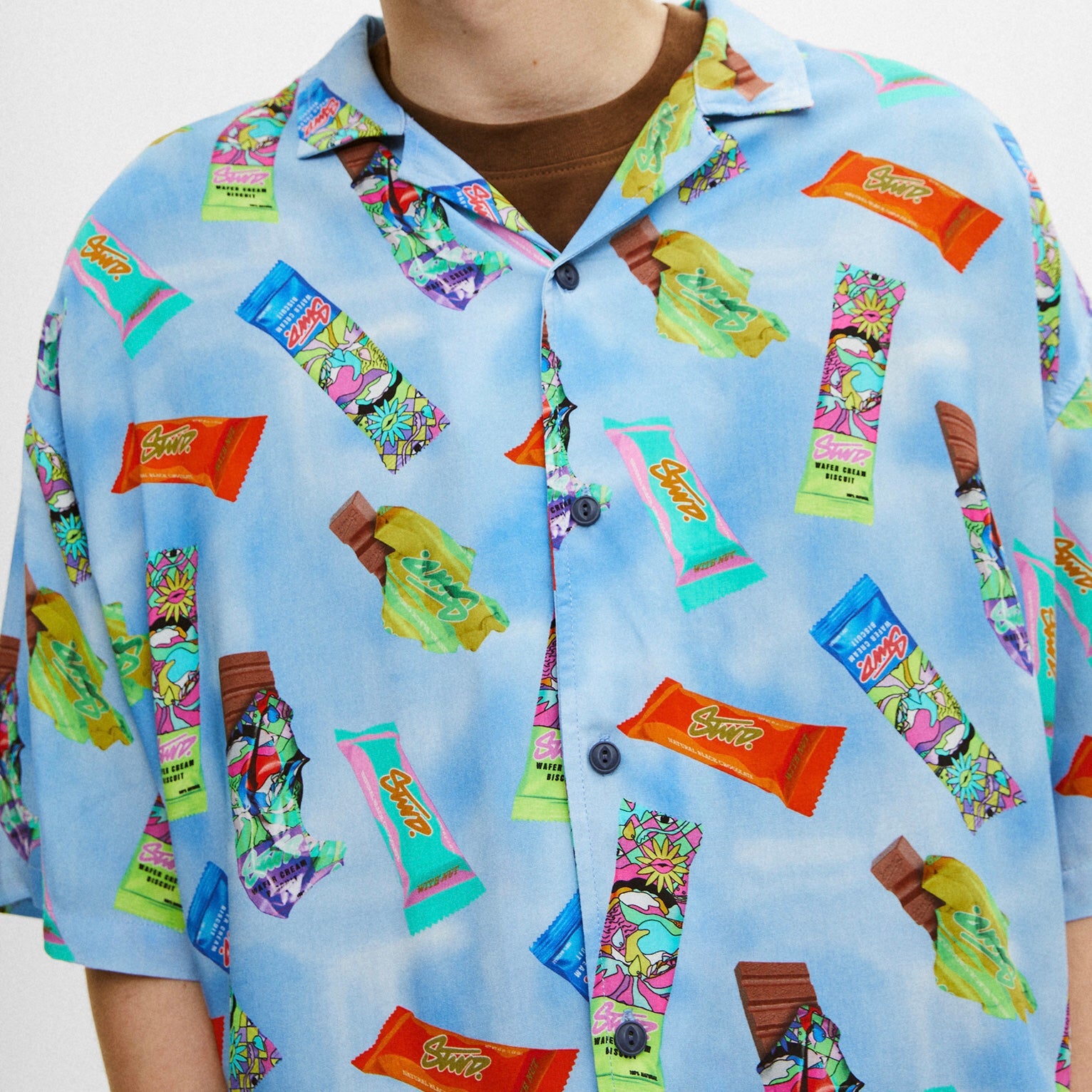 Camisa Estampado Chocolates